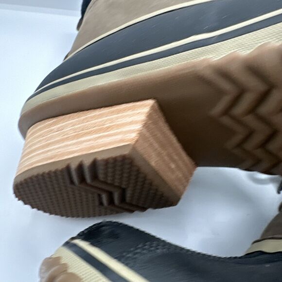 Sorel Slimpack Lace II Lined Waterproof boots Gray 11 23-04 - Picture 15 of 16